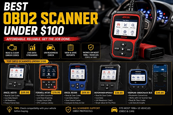 Best OBD2 Scanner Under $100